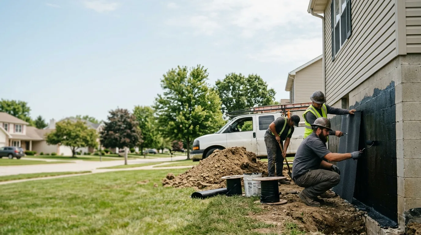 Basement Waterproofing in Marine, IL near me